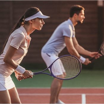 Sports courts featuring basketball, volleyball, paddle tennis, platform tennis, badminton, squash, soccer